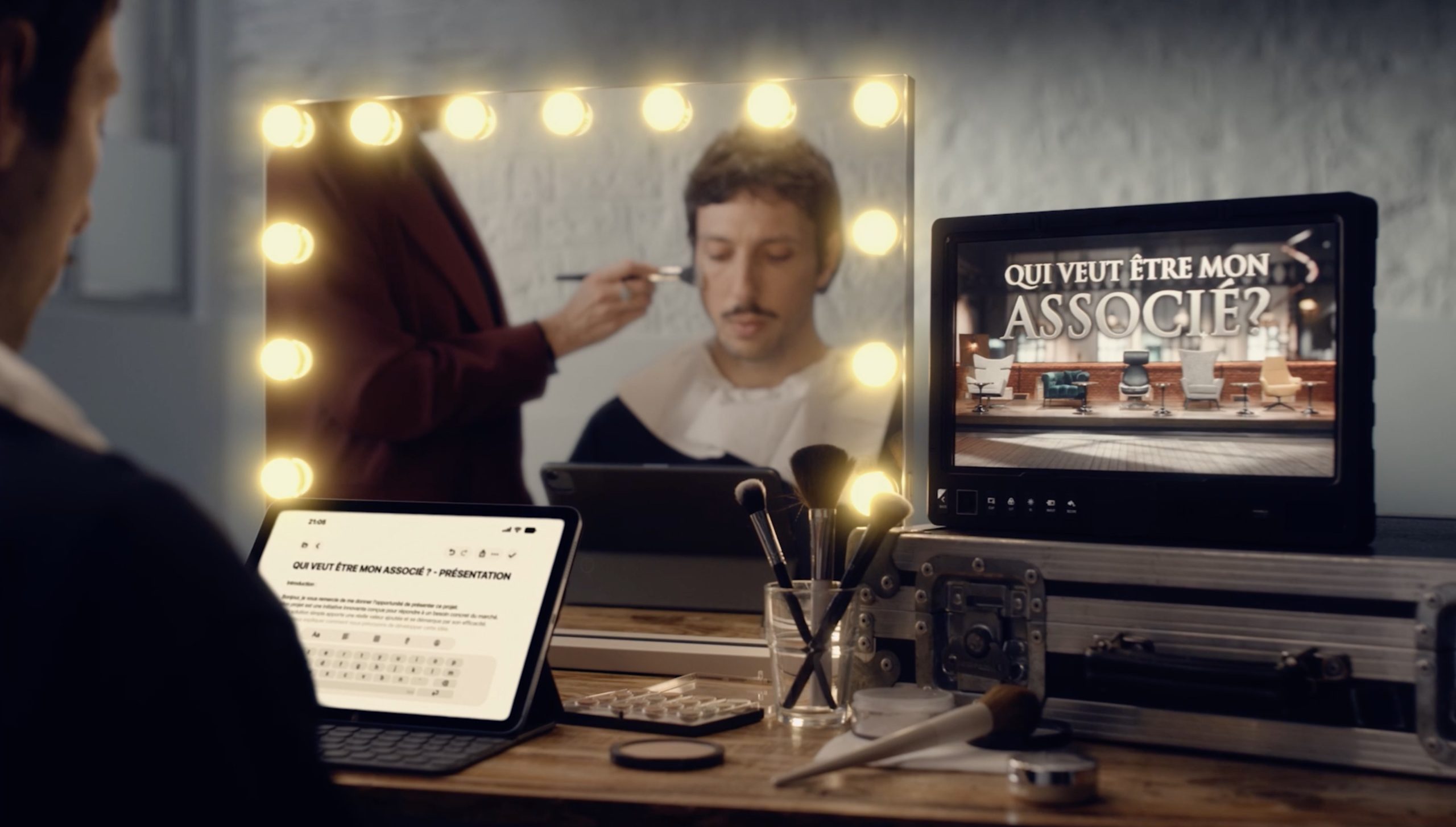 Tournage teaser "qui veut être mon associé"'